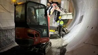 Prace przy budowie drugiej linii metra na Bemowie - listopad 2025