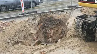 Tu natrafiono na pozostałości kamienicy