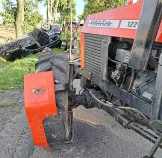 Wypadek w miejscowości Żebry-Idźki