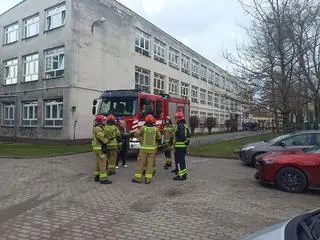 Szkoła podstawowa w Siedlcach została ewakuowana 