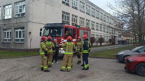 Szkoła podstawowa w Siedlcach została ewakuowana 