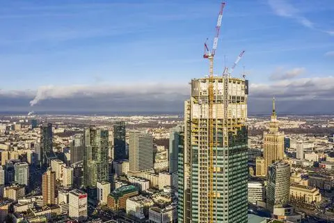 Budowany Varso Tower ma być najwyższym budynkiem w UE