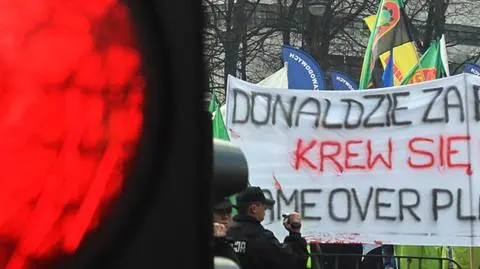 "Donaldzie za emerytury krew się poleje!"