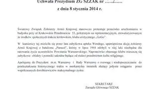 Uchwała prezydium