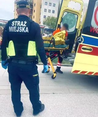 Agresor potrzebował pomocy 
