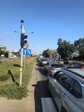 Utrudnienia w ruchu na Pułkowej