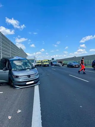Wypadek na trasie S8