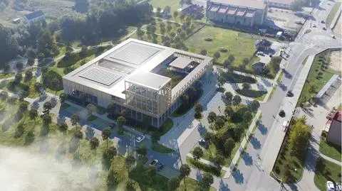 Wizualizacja pływalni na Białołęce