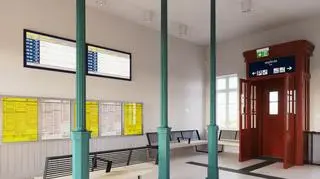 Tak będzie wyglądał dworzec w Gąsocinie po modernizacji