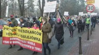 Przemarsz mieszkańców Wesołej i Sulejówka