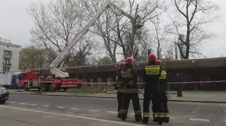 Akcja strażaków na Nowiniarskiej