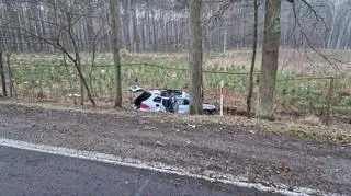 Wypadek pod Warszawą