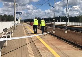 Potrącenie przez pociąg w Czachówku 