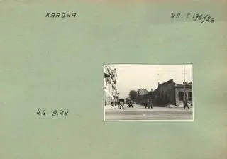 Ulica Karowa, 1948r.