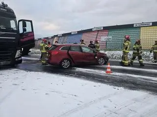 Zderzenie w miejscowości Błonie 