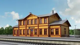 Tak będzie wyglądał dworzec w Gąsocinie po modernizacji