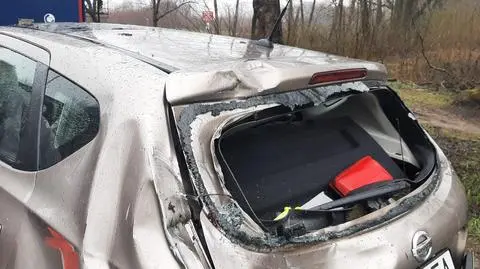 Ciężarówka najechała na auto osobowe. Utrudnienia na objeździe innych utrudnień