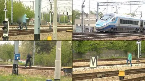 "Przez tory, jak nie ma policji". Liczą, że zdążą przed pendolino