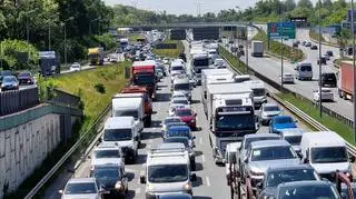 Karambol na trasie S8