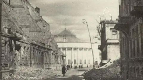 Ulica Matejki, widok na Sejm