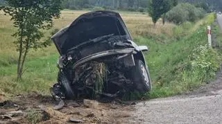 Wypadek w miejscowości Całowanie