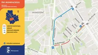 Zmiany w organizacji ruchu na Stegnach