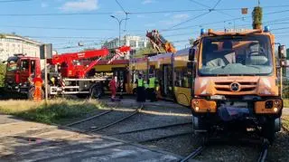 Tramwaj wykoleił się na pętli Marymont