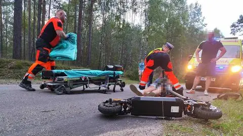 Wypadek na hulajnodze 