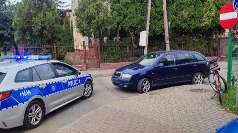 Potrącenie rowerzystki w Płońsku