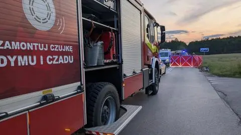 Wypadek w miejscowości Wymysły