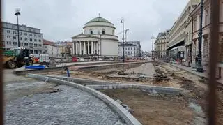 Przebudowa placu Trzech Krzyży