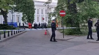 Akcja policji na Uniwersytecie Warszawskim