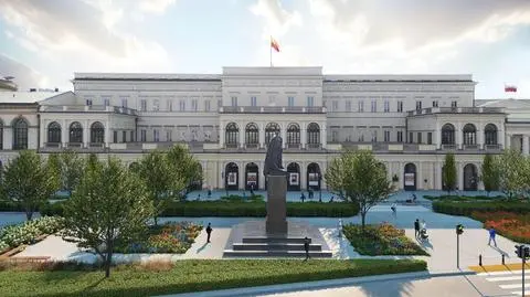 Plac Bankowy na wizualizacji