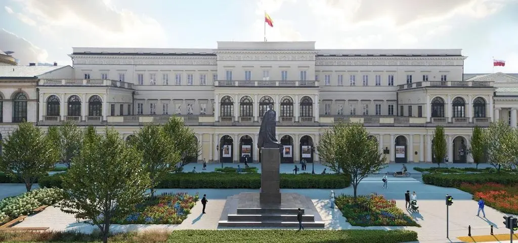 Ten plac był betonową pustynią. Tak będzie wyglądał po zakończeniu prac