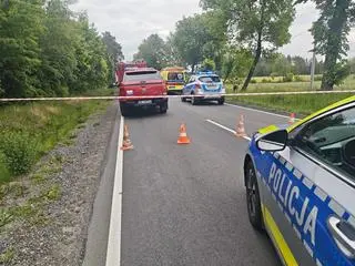 Wypadek na drodze wojewódzkiej numer 544