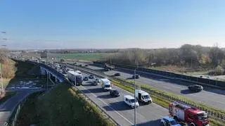 Utrudnienia po zderzeniu na trasie S2