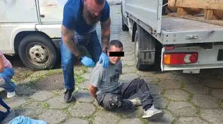 Policja zatrzymała podejrzanego o rozbój