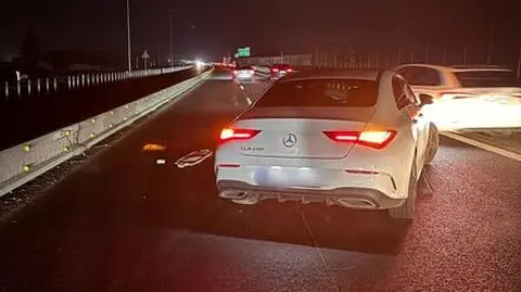 Zderzenie na S7 w pobliżu Niepiekła 