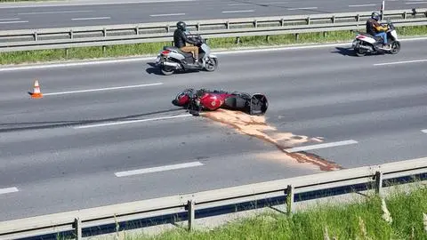 Śmiertelny wypadek z udziałem motocyklisty na S8