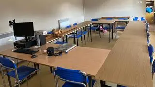 Salka w kościele w Snopkowie