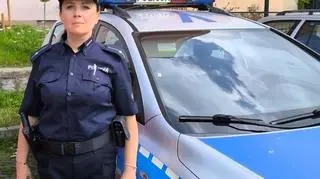 Dzięki reakcji dzielnicowej pies został uwolniony z pustego mieszkania