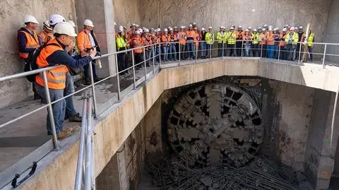 Tarcza TBM Krystyna zakończyła drążenie tunelu metra