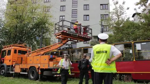 Zerwana sieć trakcyjna. Nie kursowały tramwaje