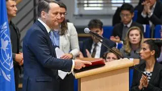 Radosław Sikorski na Uniwersytecie Warszawskim