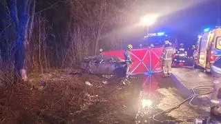 Wypadek w miejscowości Rusków 