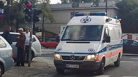 Rowerzysta potrącony na pasach