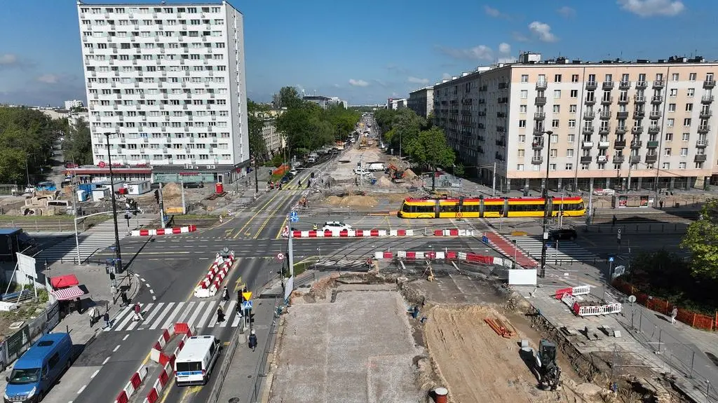 Kulminacja utrudnień na Ochocie. Tramwaje nie dojadą do pętli przy lotnisku 
