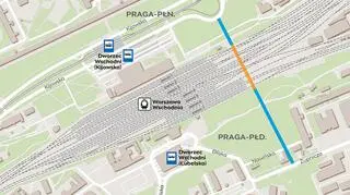 Tunel przy Dworcu Wschodnim połączy dwie Pragi