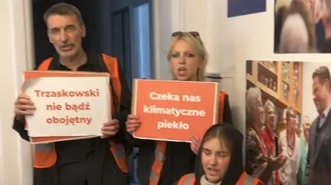 Aktywiści okupują sztab Rafała Trzaskowskiego