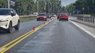 Nowe oznakowanie na Wisłostradzie